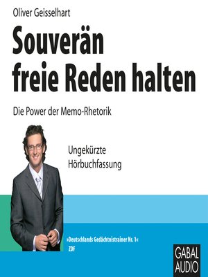 cover image of Souverän freie Reden halten